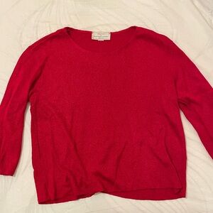 French Rags knit 3/4 length top